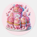 Search for cupcake baby shower stickers Girl