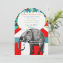 Search for vintage circus party invitations Modern