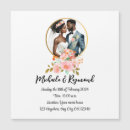 Search for bride wedding announcement cards Floral