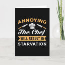 Search for funny restaurant cards Chef