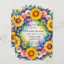 Search for colorful flowers baby shower invitations For kids