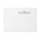 Search for festive floral return address labels Holiday foliage