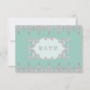 Search for aqua and grey wedding invitations Vintage