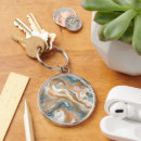 Search for orange and white pattern key rings For her