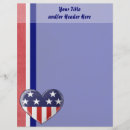 Search for patriotic stationery paper Flag