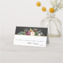 Search for unique place cards Botanical