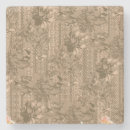 Search for brown and white pattern coasters Calligraphy sophisticated modern