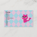 Search for kitty cat business cards Cute