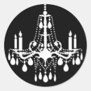 Search for black chandelier stickers White
