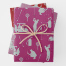 Search for golf carts wrapping paper Pink