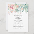 Search for succulent rehearsal dinner invitations Floral
