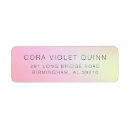 Search for teen return address labels Pink