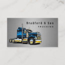 Search for 18 wheeler business cards Transportation