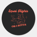 Search for funny feminist stickers Equality