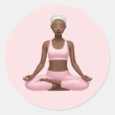 Search for meditation pose stickers Wellness