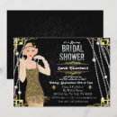 Search for flapper bridal shower invitations Roaring 20s
