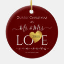 Search for gold heart christmas tree decorations Bride and groom