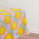 Search for orange and white tablecloths Stripes