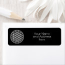 Search for flower of life return address labels Sacred