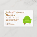 Search for upholstery business cards Chair