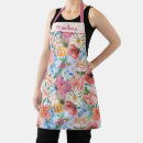 Search for watercolor wildflowers aprons Grandmother