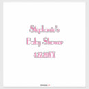 Search for baby shower large stickers For her