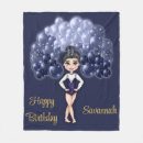 Search for birthday party blankets Girl