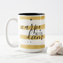 Search for carpe diem mugs Calligraphy