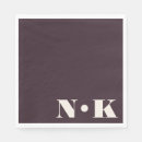 Search for plum wedding napkins Modern