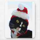 Search for black santa mousepads Cats
