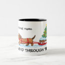Search for dachshund christmas mugs Doxie