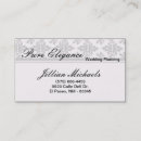 Search for weddings business cards Damask