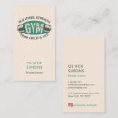 Search for trainer business cards Fitness