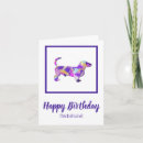 Search for dachshund birthday cards Doxie
