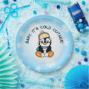 Search for cute baby penguin plates Blue