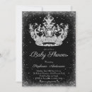Search for princess crown baby shower invitations Fancy