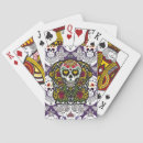 Search for sugar skull playing cards Flowers