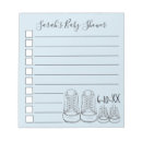 Search for baby shower notepads Blue