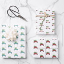 Search for car christmas wrapping paper Cute