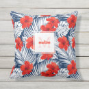 Search for tropical hibiscus cushions Floral pattern