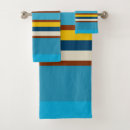 Search for teal and brown bathroom accessories Stripes