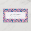 Search for pattern business cards Social media