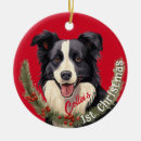Search for border collie christmas decor Puppy