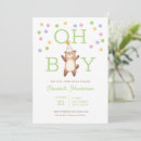 Search for confetti baby shower invitations Teddy bear