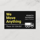 Search for movers business cards Transportation