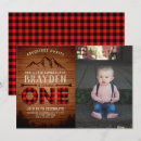 Search for lumberjack 1st birthday invitations Winter first birthday