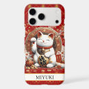 Search for good fortune iphone cases Maneki neko