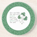 Search for shamrock coasters St patricks day
