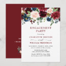 Search for navy blue engagement party invitations Greenery