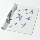 Search for flock wrapping paper Bird